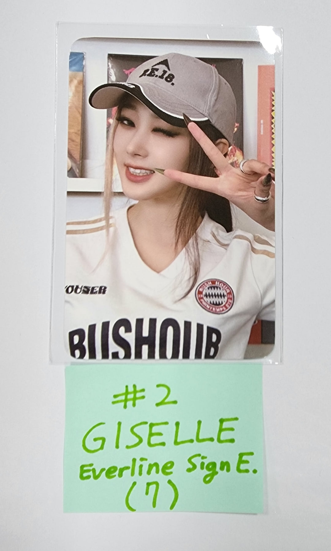 Aespa "MY WORLD" - Everline Fansign Event Photocard - HALLYUSUPERSTORE