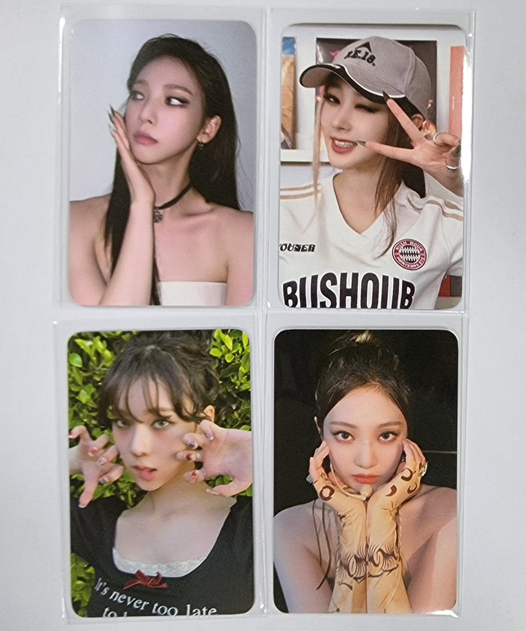 Aespa "MY WORLD" - Everline Fansign Event Photocard - HALLYUSUPERSTORE