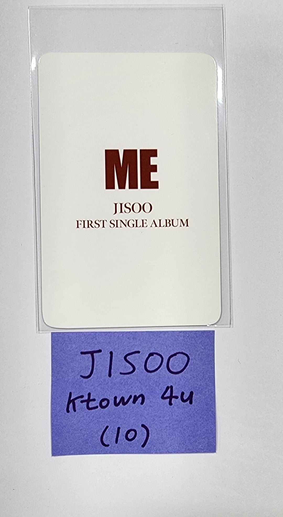 JISOO (Of Black Pink) "ME" - Ktown4U Pre-Order Benefit Photocard - HALLYUSUPERSTORE