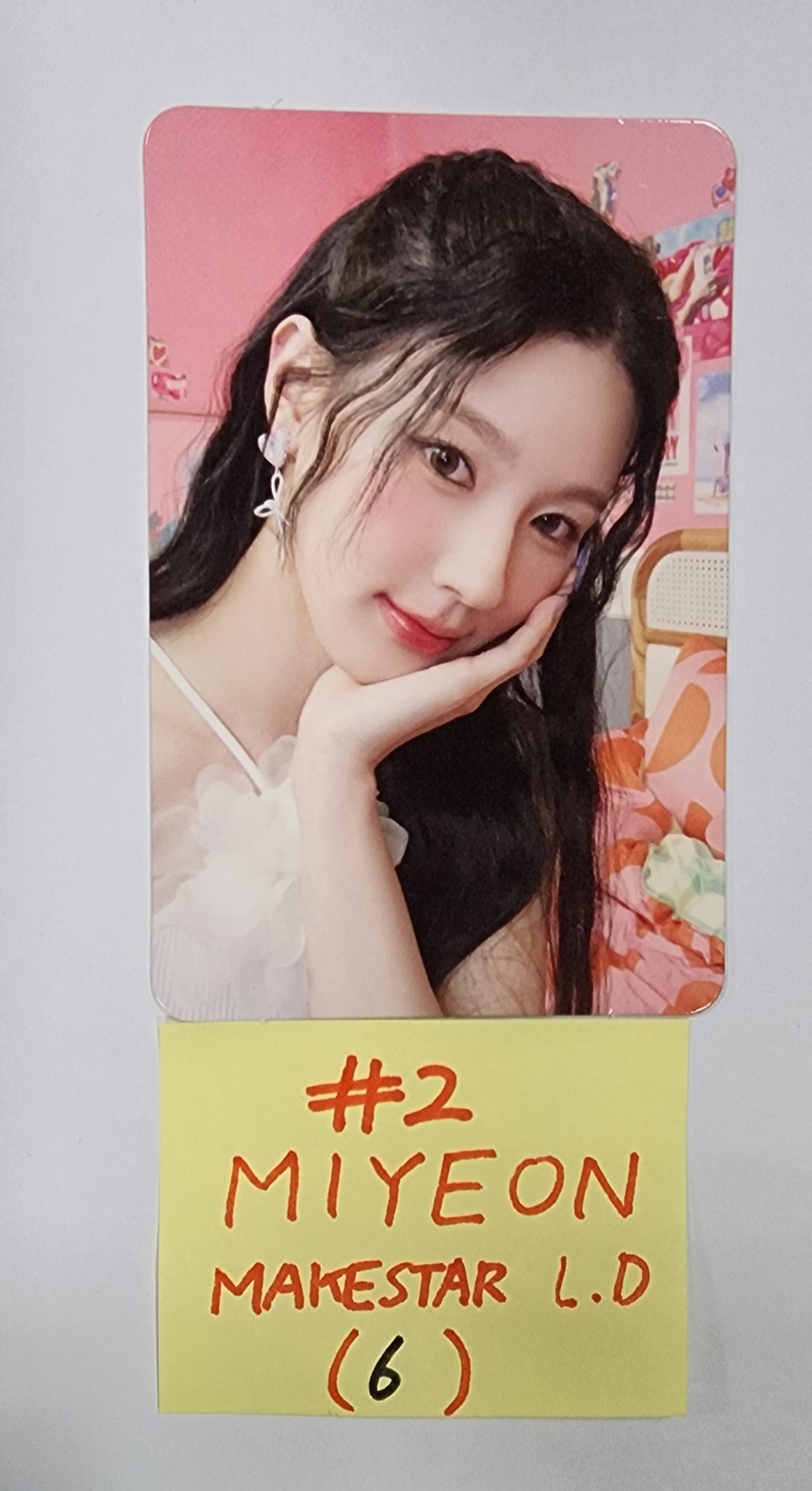 (g) I-DLE "I Feel" - Makestar Lucky Draw Event Photocard - HALLYUSUPERSTORE