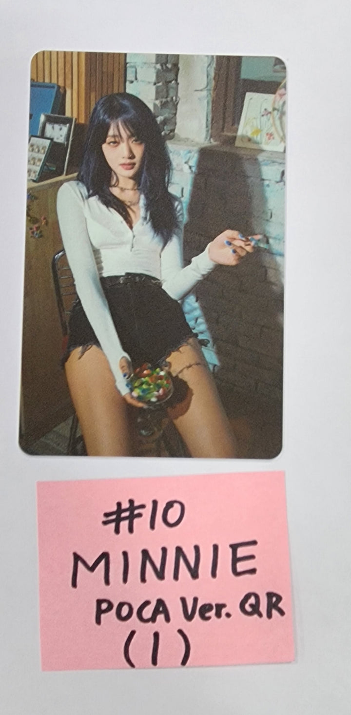 (g) I-DLE "I Feel" - Official Photocard [Poca Album Ver.] - HALLYUSUPERSTORE