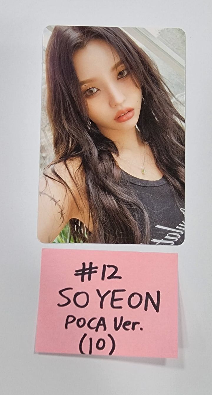 (g) I-DLE "I Feel" - Official Photocard [Poca Album Ver.] - HALLYUSUPERSTORE