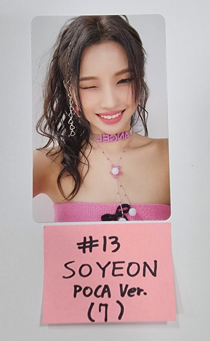 (g) I-DLE "I Feel" - Official Photocard [Poca Album Ver.] - HALLYUSUPERSTORE