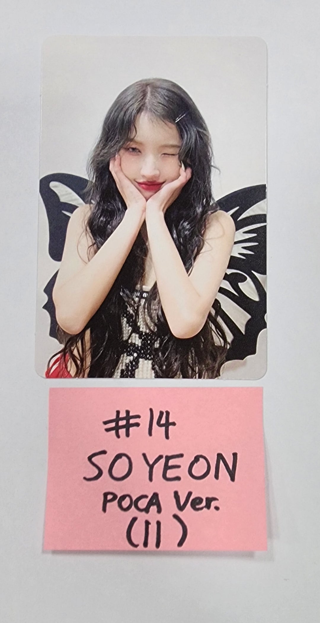 (g) I-DLE "I Feel" - Official Photocard [Poca Album Ver.] - HALLYUSUPERSTORE