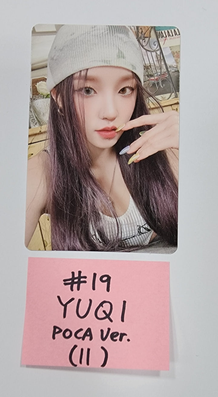 (g) I-DLE "I Feel" - Official Photocard [Poca Album Ver.] - HALLYUSUPERSTORE