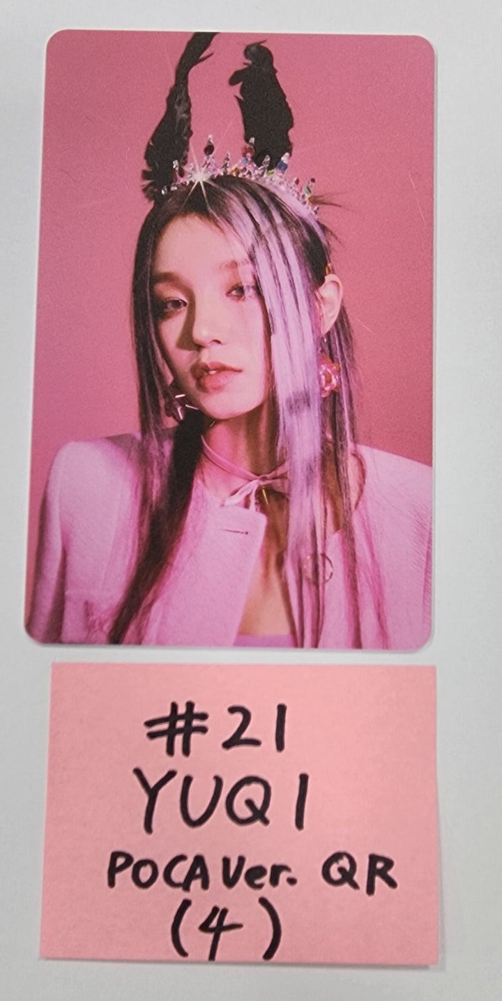 (g) I-DLE "I Feel" - Official Photocard [Poca Album Ver.] - HALLYUSUPERSTORE
