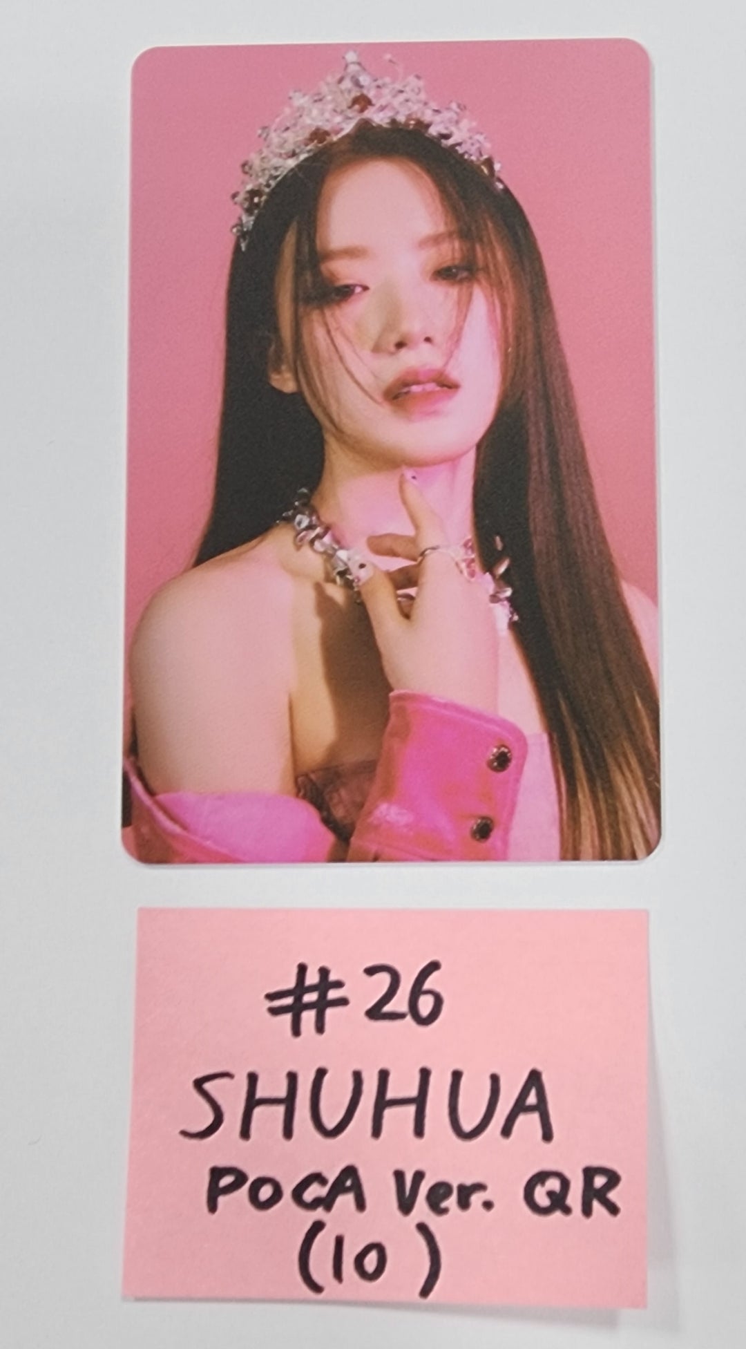 (g) I-DLE "I Feel" - Official Photocard [Poca Album Ver.] - HALLYUSUPERSTORE