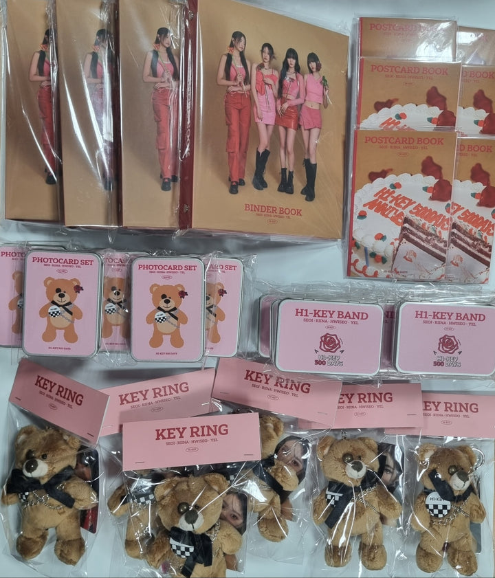H1-Key "500 Days" - Pop-Up Store Official MD [Tin Case &amp; Band Set, Benque Doll Keyring, Postcard Book, Binder Book] - HALLYUSUPERSTORE