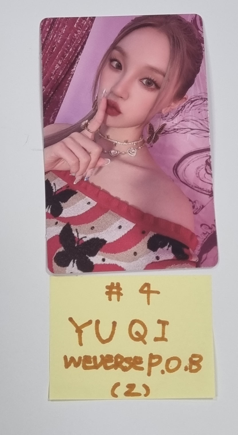 (g) I-DLE "I Feel" - Weverse Shop Pre-Order Benefit Photocard, Stand Photo, Lenticular Photo [Restocked 5/18] - HALLYUSUPERSTORE