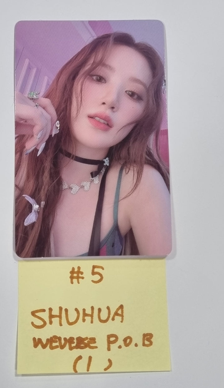 (g) I-DLE "I Feel" - Weverse Shop Pre-Order Benefit Photocard, Stand Photo, Lenticular Photo [Restocked 5/18] - HALLYUSUPERSTORE