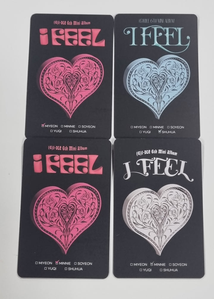 (g) I-DLE "I Feel" - Official Photocard [Jewel Ver.] [Updated 5/18] - HALLYUSUPERSTORE