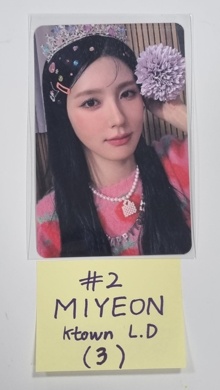 (g) I-DLE "I Feel" - Ktown4U Lucky Draw &amp; Drink Event Photocard - HALLYUSUPERSTORE