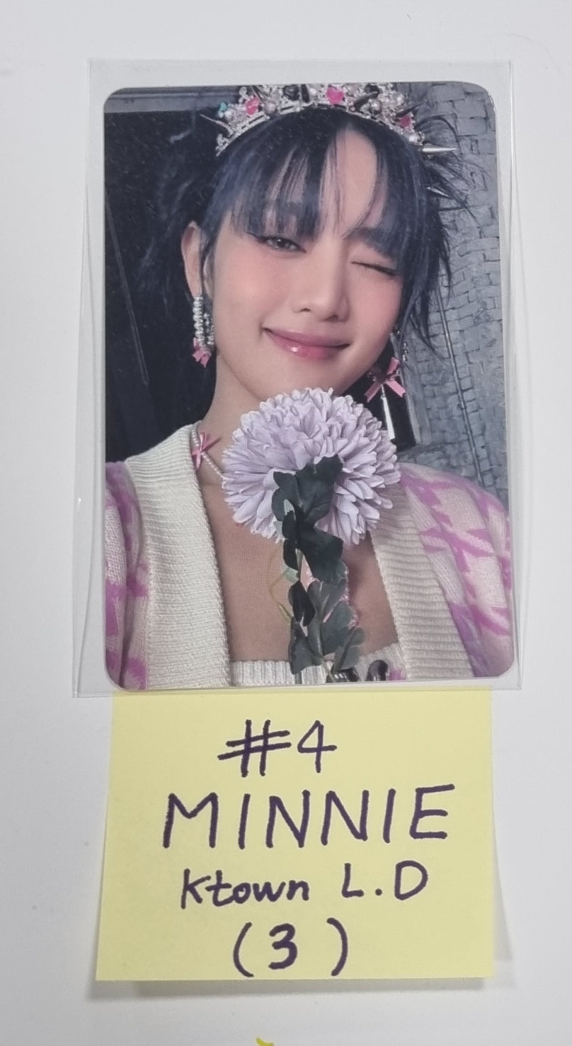 (g) I-DLE "I Feel" - Ktown4U Lucky Draw &amp; Drink Event Photocard - HALLYUSUPERSTORE