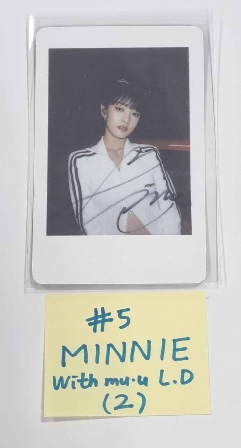 (g) I-DLE "I Feel" - Withmuu Lucky Draw (PVC) &amp; Drink Event Photocard - HALLYUSUPERSTORE