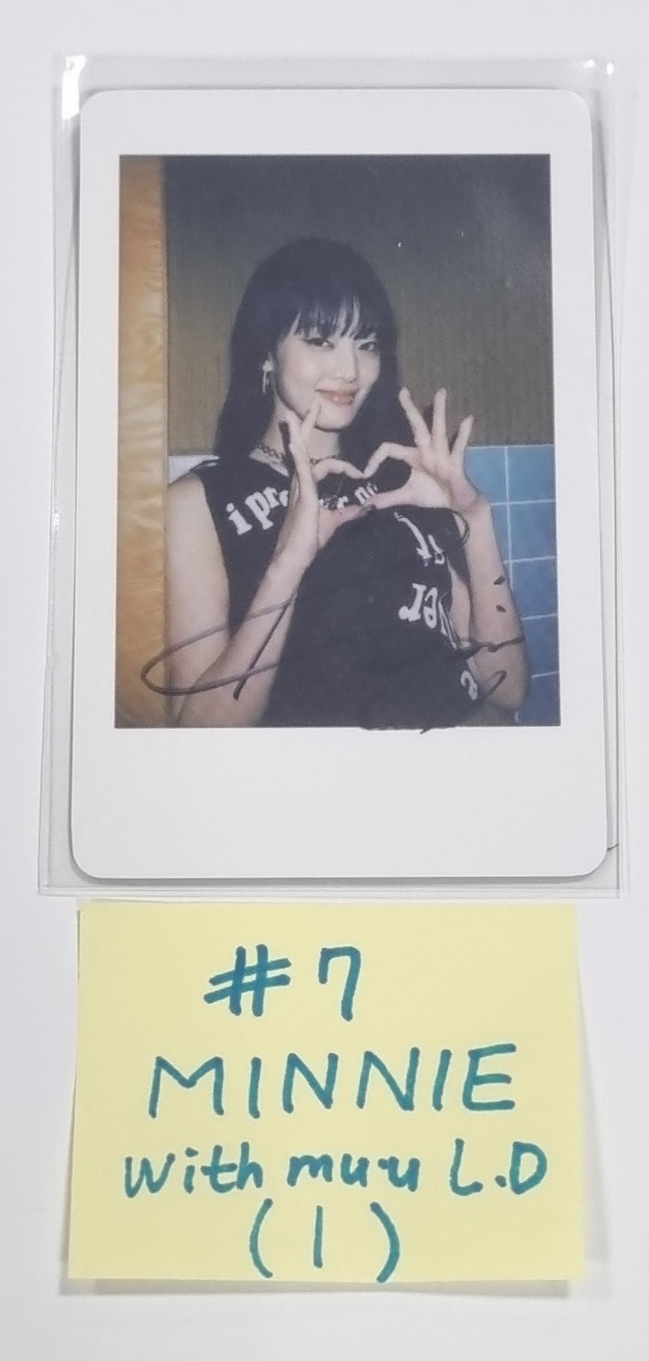 (g) I-DLE "I Feel" - Withmuu Lucky Draw (PVC) &amp; Drink Event Photocard - HALLYUSUPERSTORE