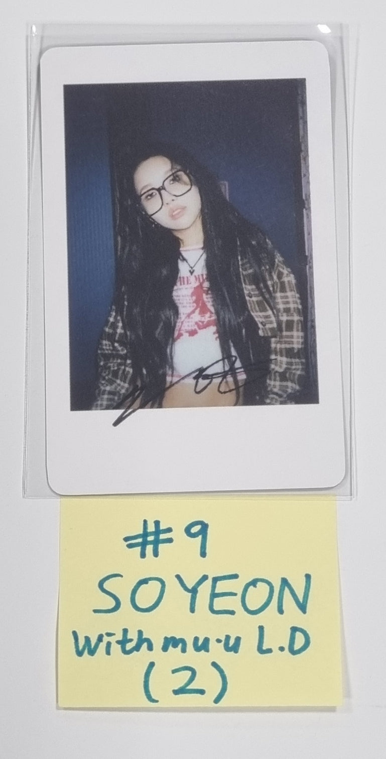(g) I-DLE "I Feel" - Withmuu Lucky Draw (PVC) &amp; Drink Event Photocard - HALLYUSUPERSTORE