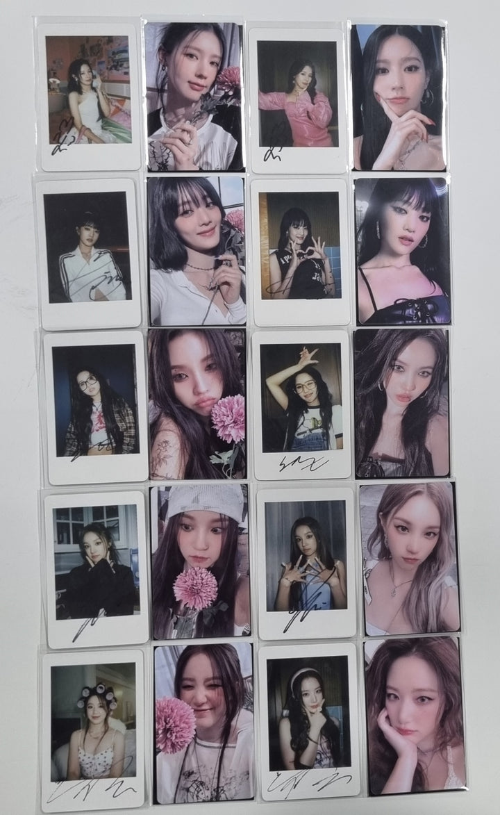 (g) I-DLE "I Feel" - Withmuu Lucky Draw (PVC) &amp; Drink Event Photocard - HALLYUSUPERSTORE