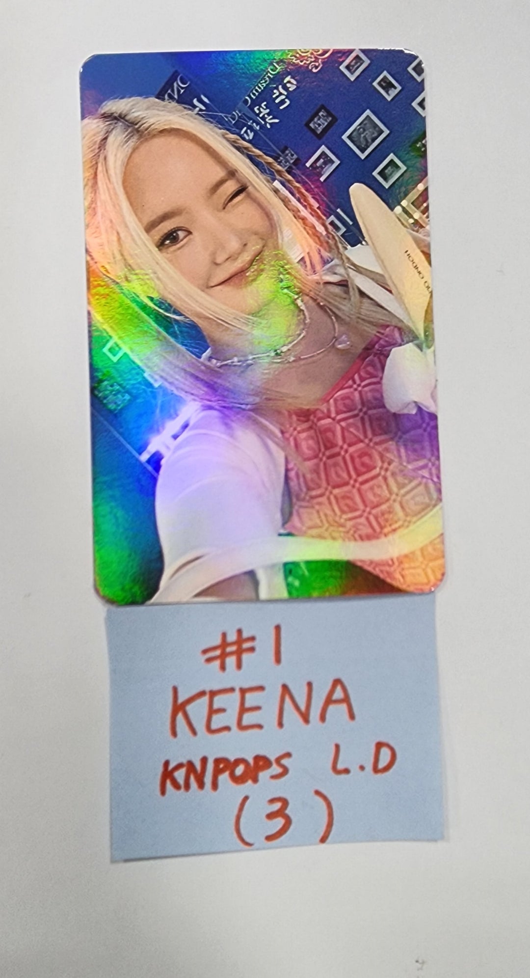 FIFTY FIFTY "The Beginning: Cupid" - KNPOPS Lucky Draw Event Hologram Photocard - HALLYUSUPERSTORE