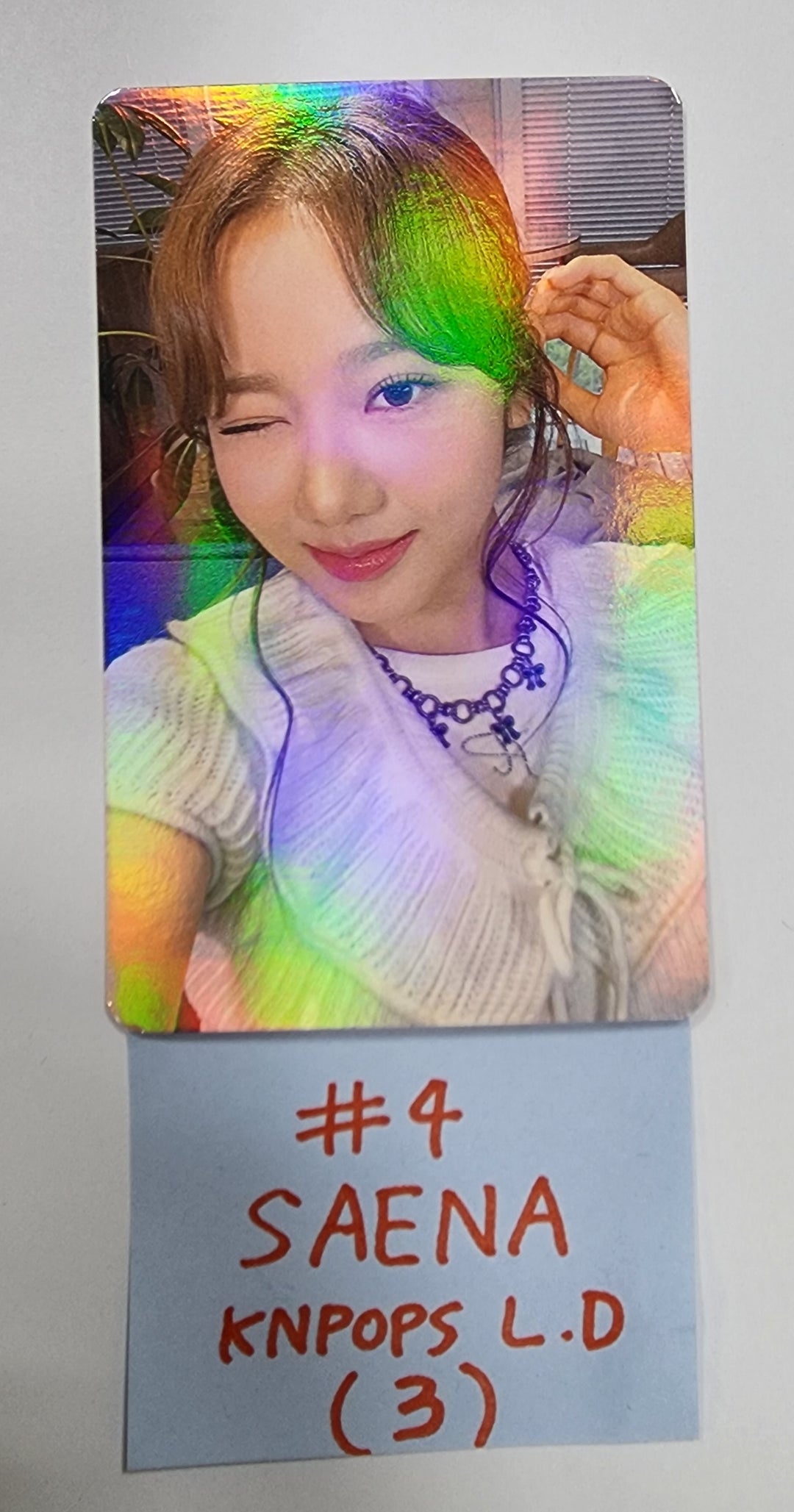 FIFTY FIFTY "The Beginning: Cupid" - KNPOPS Lucky Draw Event Hologram Photocard - HALLYUSUPERSTORE
