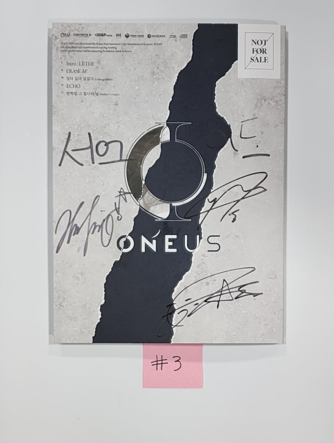 Oneus "PYGMALION " - Hand Autographed(Signed) Promo Album - HALLYUSUPERSTORE