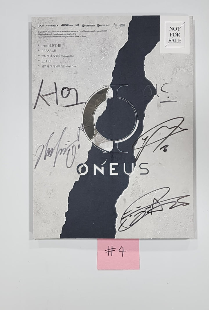 Oneus "PYGMALION " - Hand Autographed(Signed) Promo Album - HALLYUSUPERSTORE