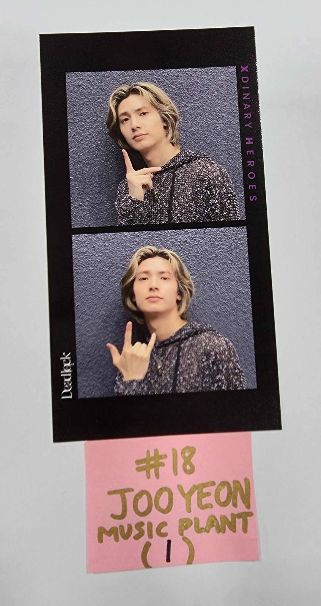 Xdinary Heroes "Deadlock" - Music Plant Lucky Draw Event Photocard - HALLYUSUPERSTORE
