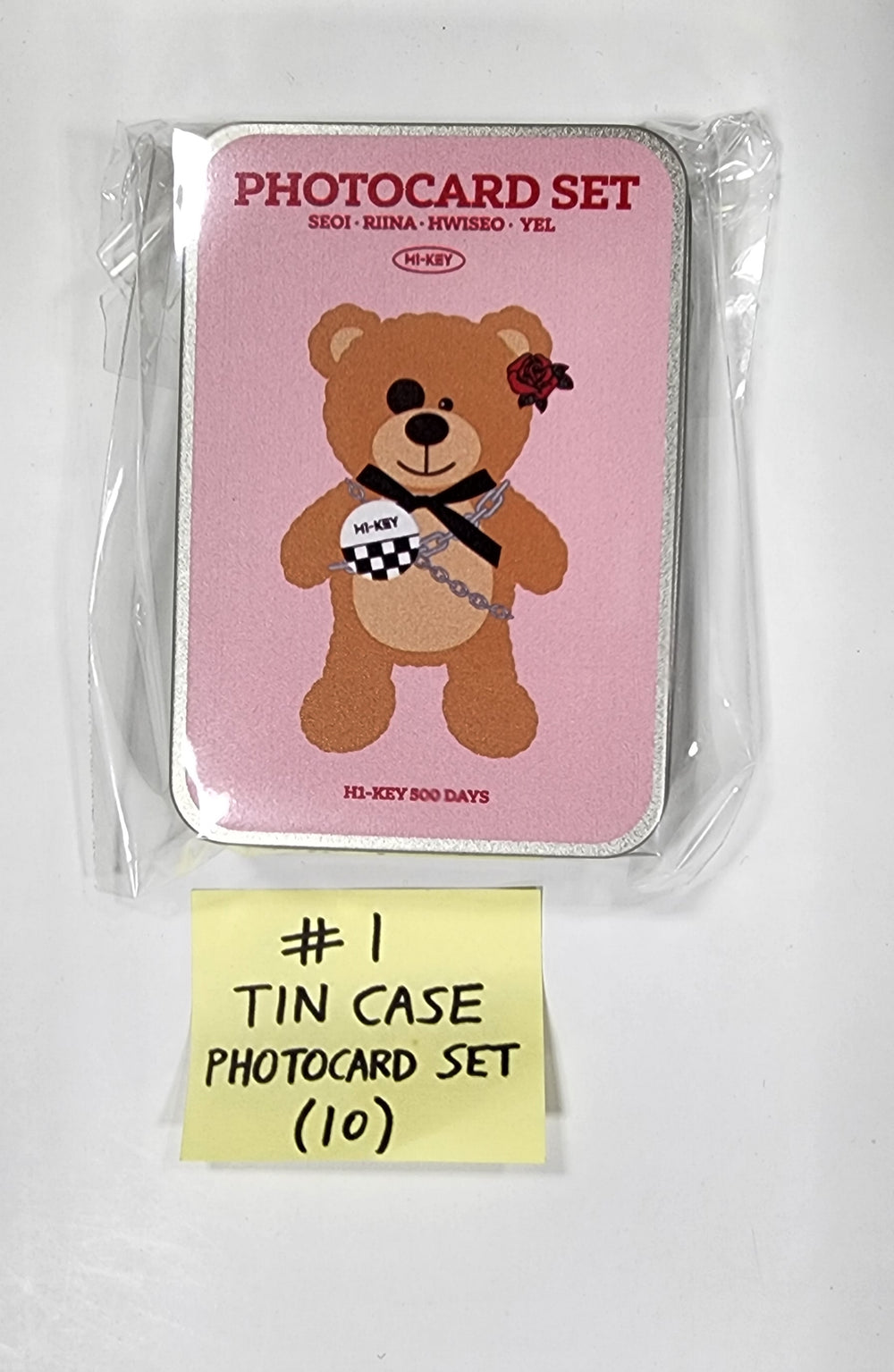 H1-Key "500 Days" - Pop-Up Store Official MD [Tin Case & Band Set, Benque Doll Keyring, Postcard Book, Binder Book] - HALLYUSUPERSTORE