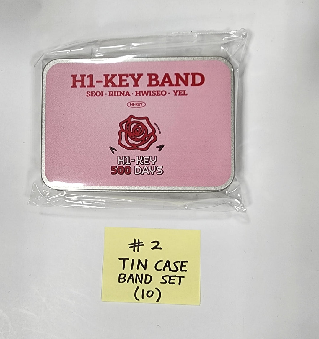 H1-Key "500 Days" - Pop-Up Store Official MD [Tin Case &amp; Band Set, Benque Doll Keyring, Postcard Book, Binder Book] - HALLYUSUPERSTORE