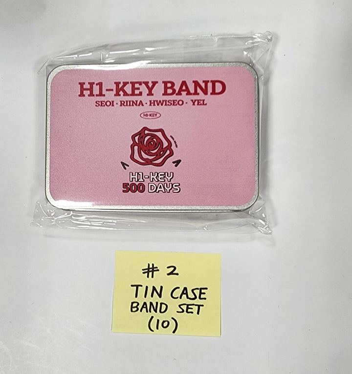 H1-Key "500 Days" - Pop-Up Store Official MD [Tin Case &amp; Band Set, Benque Doll Keyring, Postcard Book, Binder Book] - HALLYUSUPERSTORE