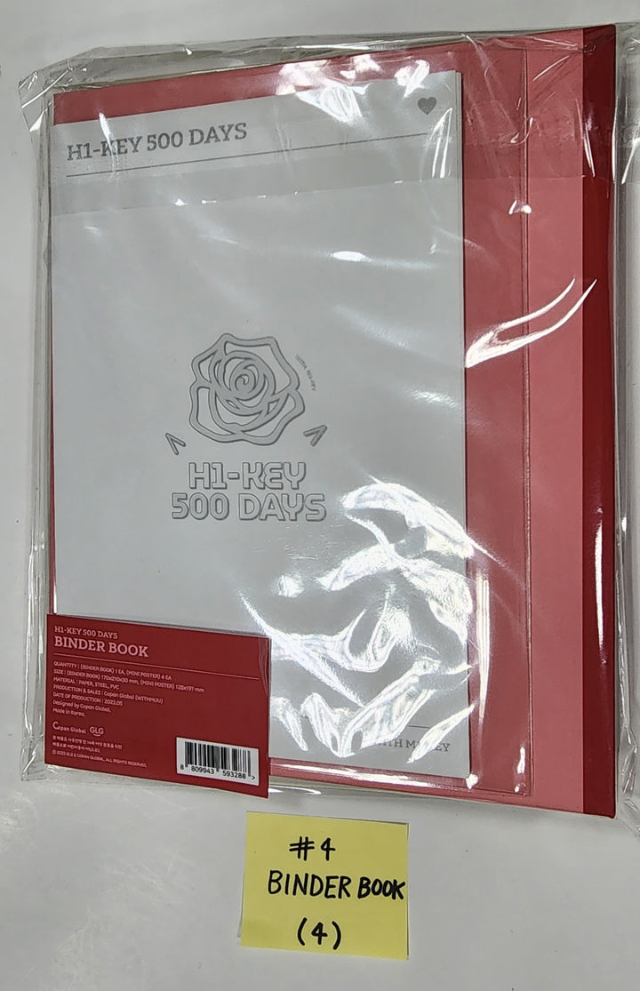 H1-Key "500 Days" - Pop-Up Store Official MD [Tin Case &amp; Band Set, Benque Doll Keyring, Postcard Book, Binder Book] - HALLYUSUPERSTORE