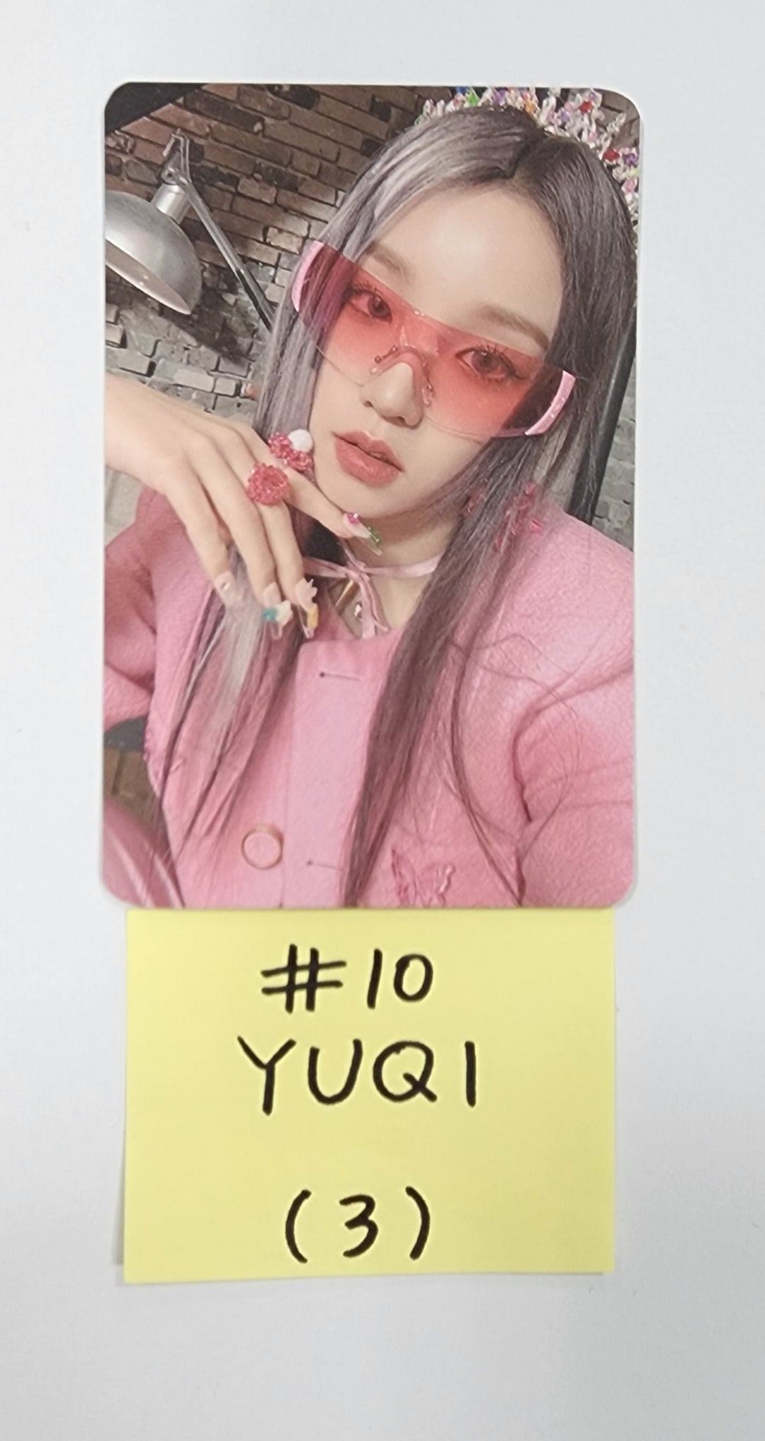 (g) I-DLE "I Feel" - Official Photocard, ID Card - HALLYUSUPERSTORE