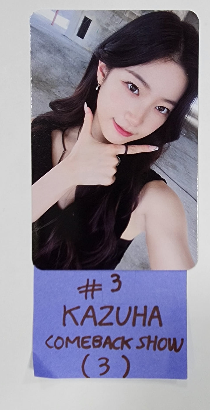 LE SSERAFIM "UNFORGIVEN" - Come Back Show Event Photocard [Weverse Album Ver.] - HALLYUSUPERSTORE