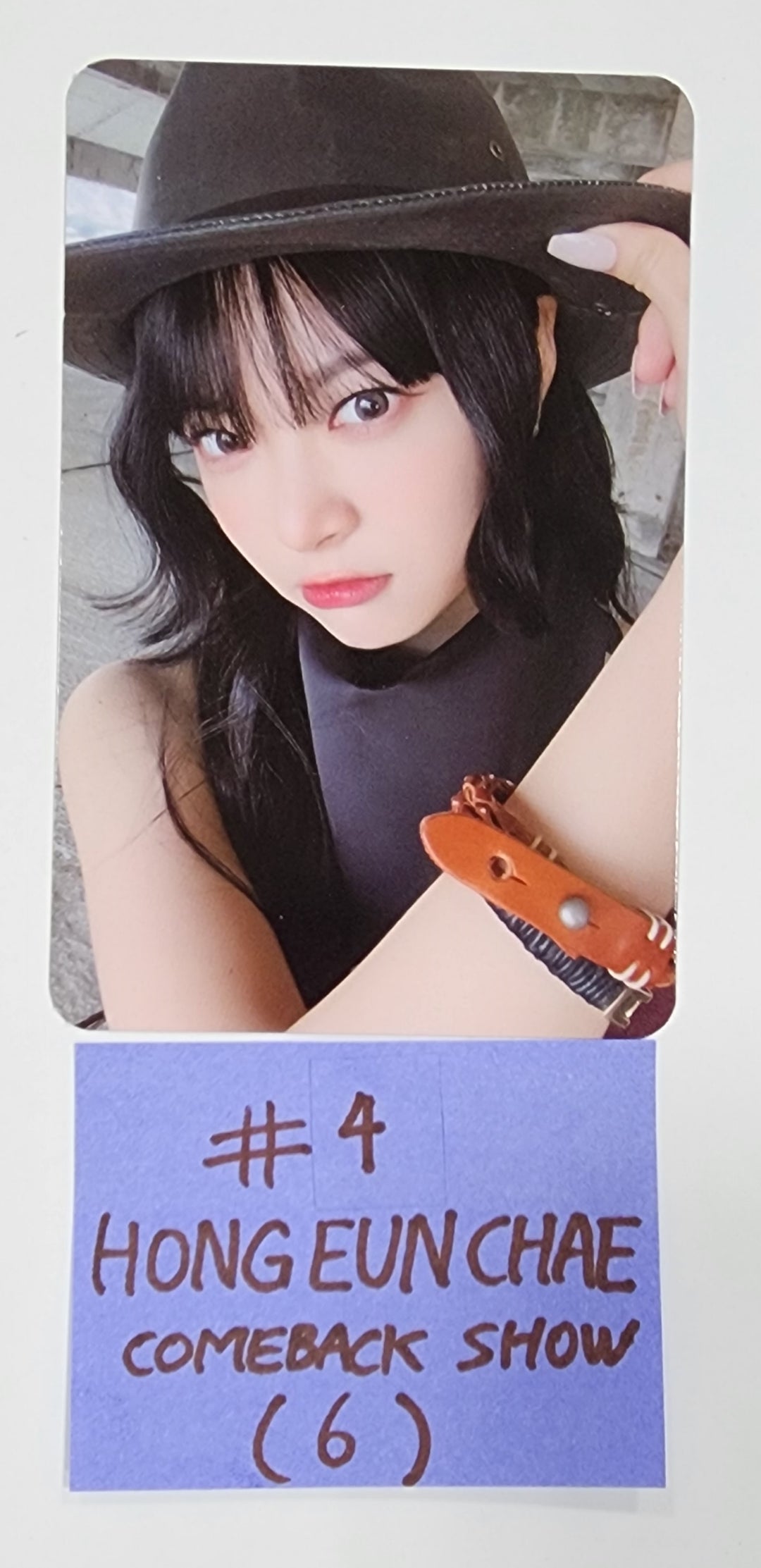 LE SSERAFIM "UNFORGIVEN" - Come Back Show Event Photocard [Weverse Album Ver.] - HALLYUSUPERSTORE