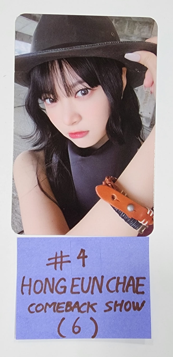 LE SSERAFIM "UNFORGIVEN" - Come Back Show Event Photocard [Weverse Album Ver.] - HALLYUSUPERSTORE