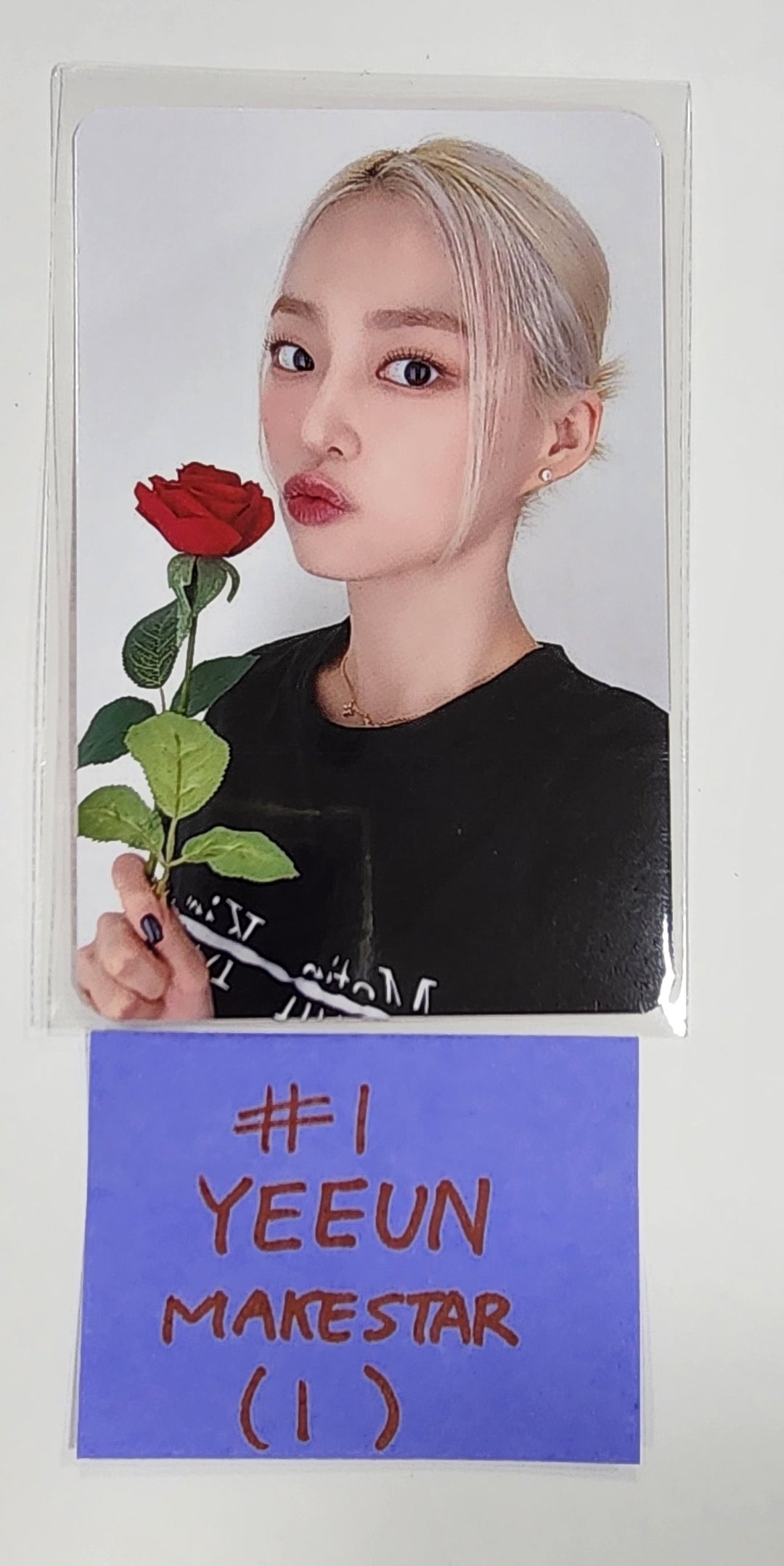 YEEUN "The Beginning" 1st Single Album - Makestar Fansign Event Photocard - HALLYUSUPERSTORE