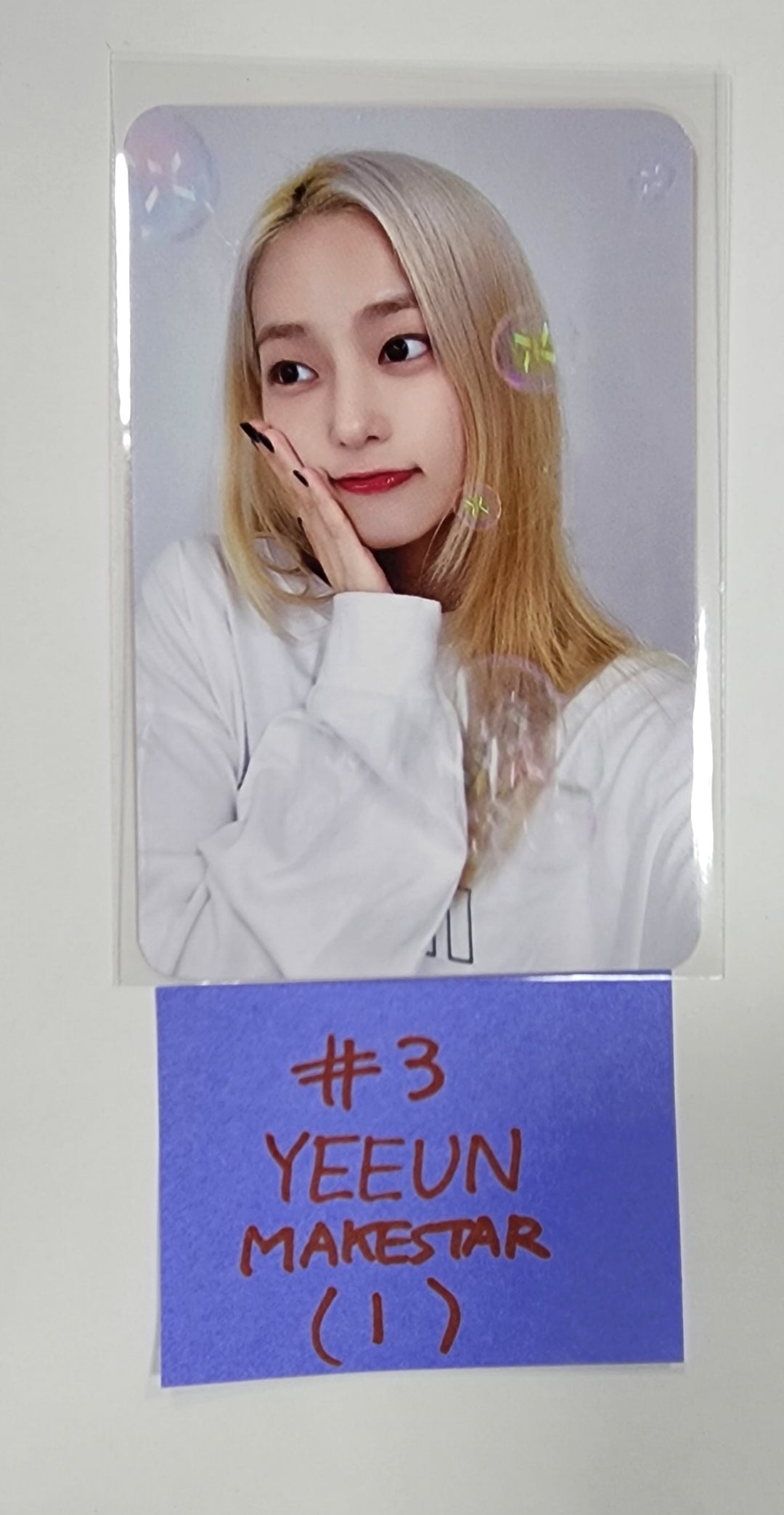YEEUN "The Beginning" 1st Single Album - Makestar Fansign Event Photocard - HALLYUSUPERSTORE