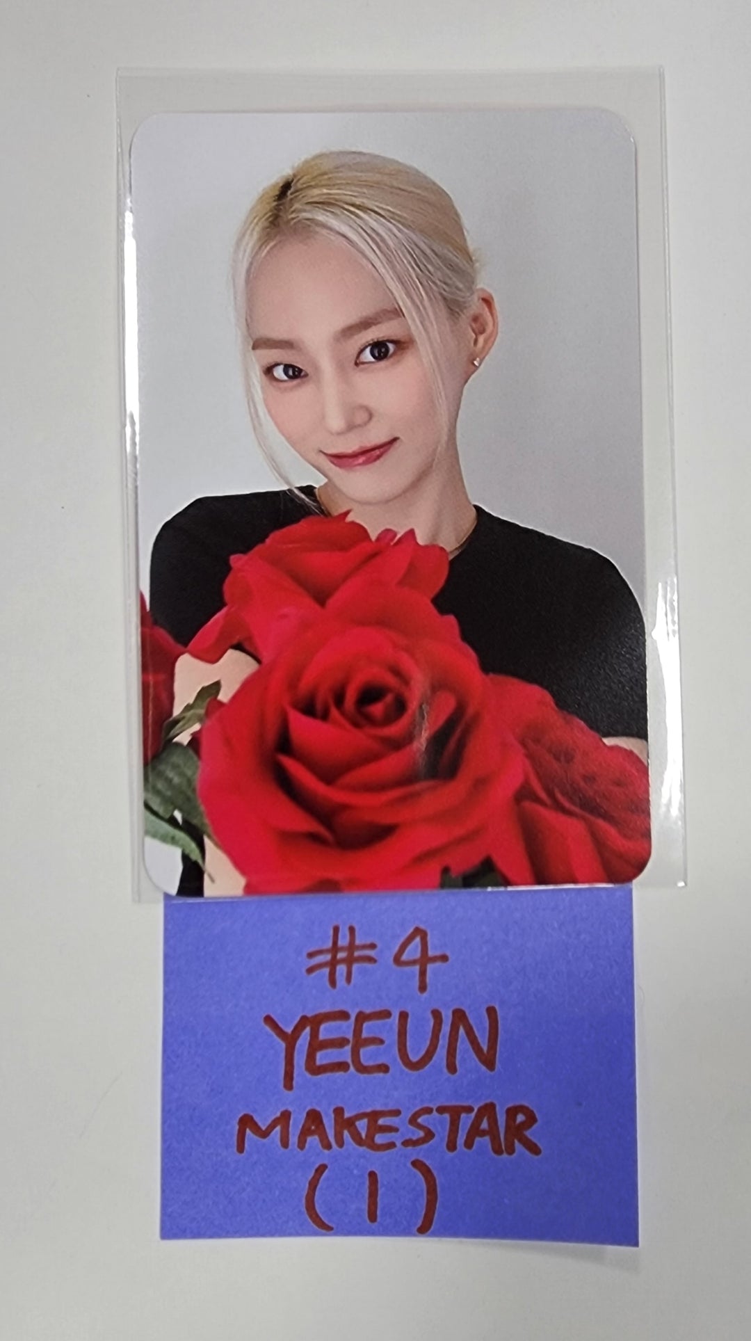 YEEUN "The Beginning" 1st Single Album - Makestar Fansign Event Photocard - HALLYUSUPERSTORE