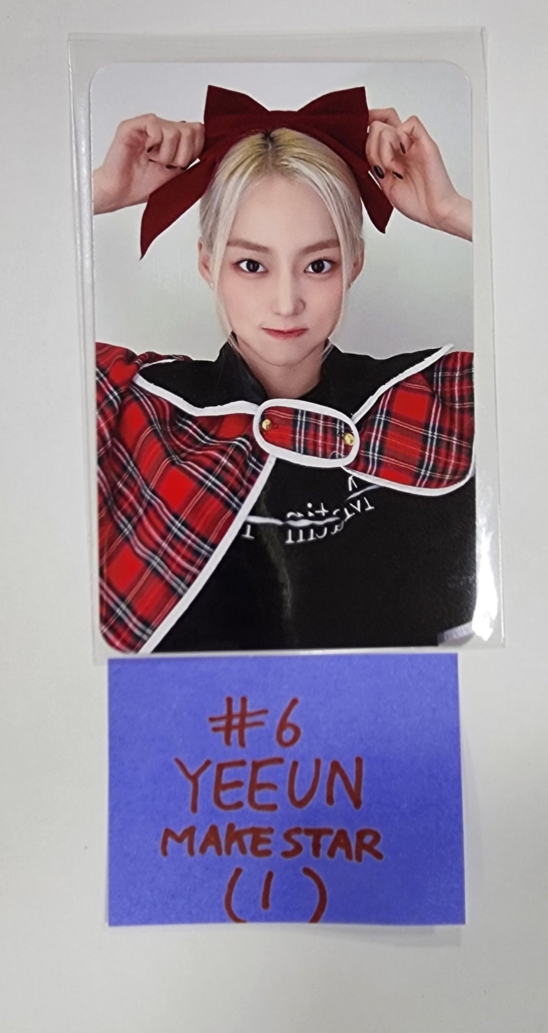 YEEUN "The Beginning" 1st Single Album - Makestar Fansign Event Photocard - HALLYUSUPERSTORE