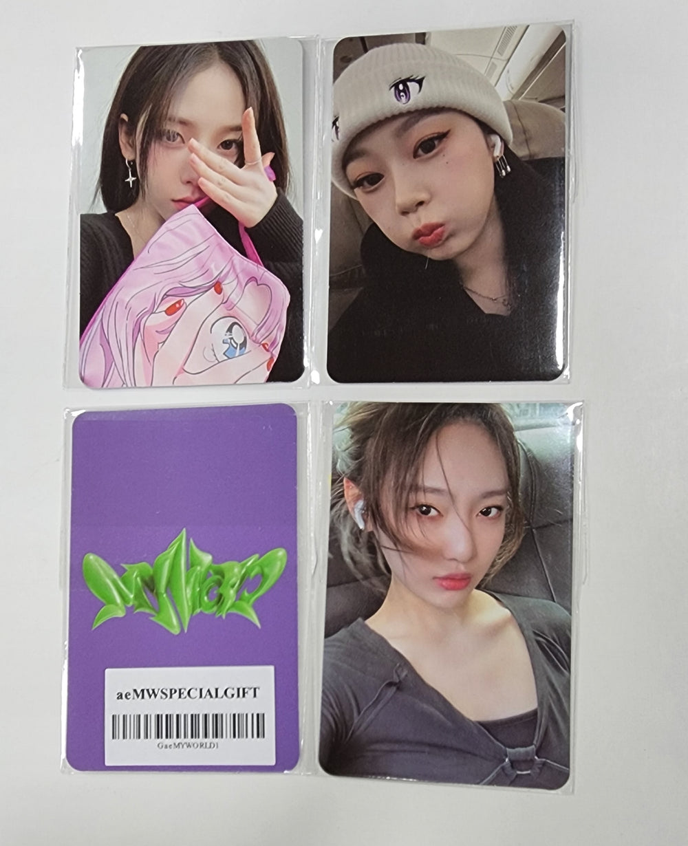 Aespa "MY WORLD" - Smtown Special Gift Event Photocard - HALLYUSUPERSTORE