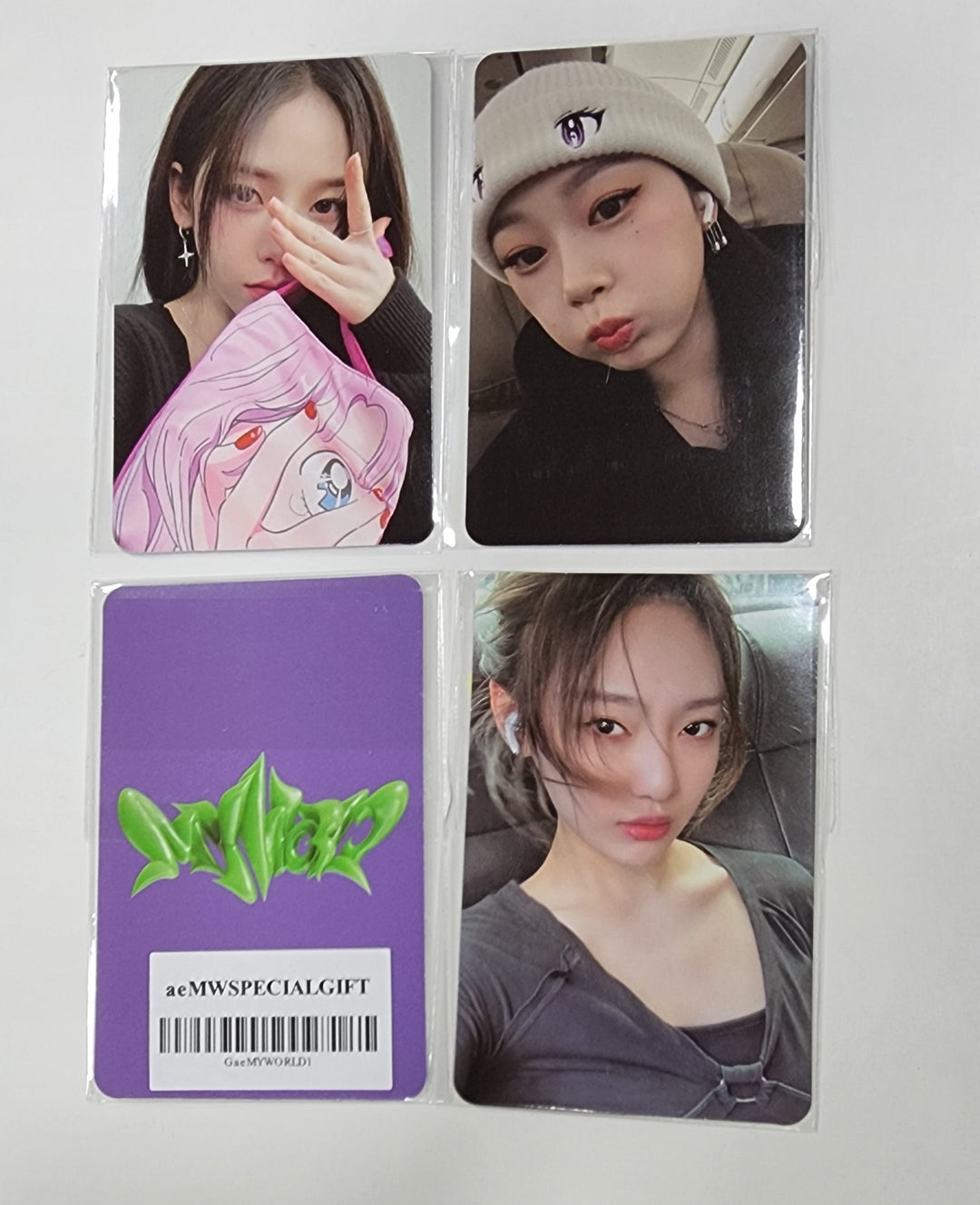 Aespa "MY WORLD" - Smtown Special Gift Event Photocard - HALLYUSUPERSTORE