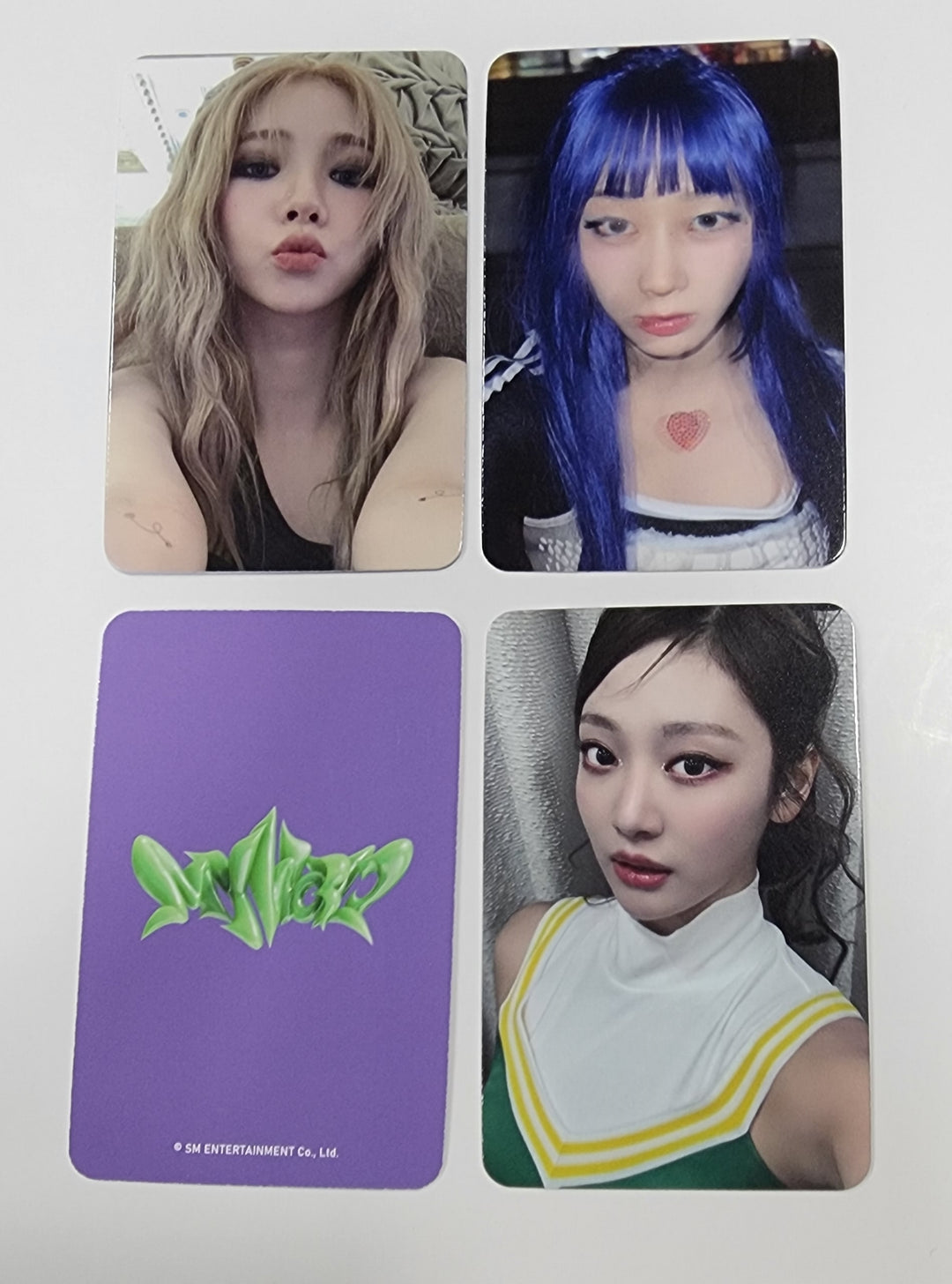 Aespa "MY WORLD" - Music Plant Pre-Order Benefit Photocard - HALLYUSUPERSTORE
