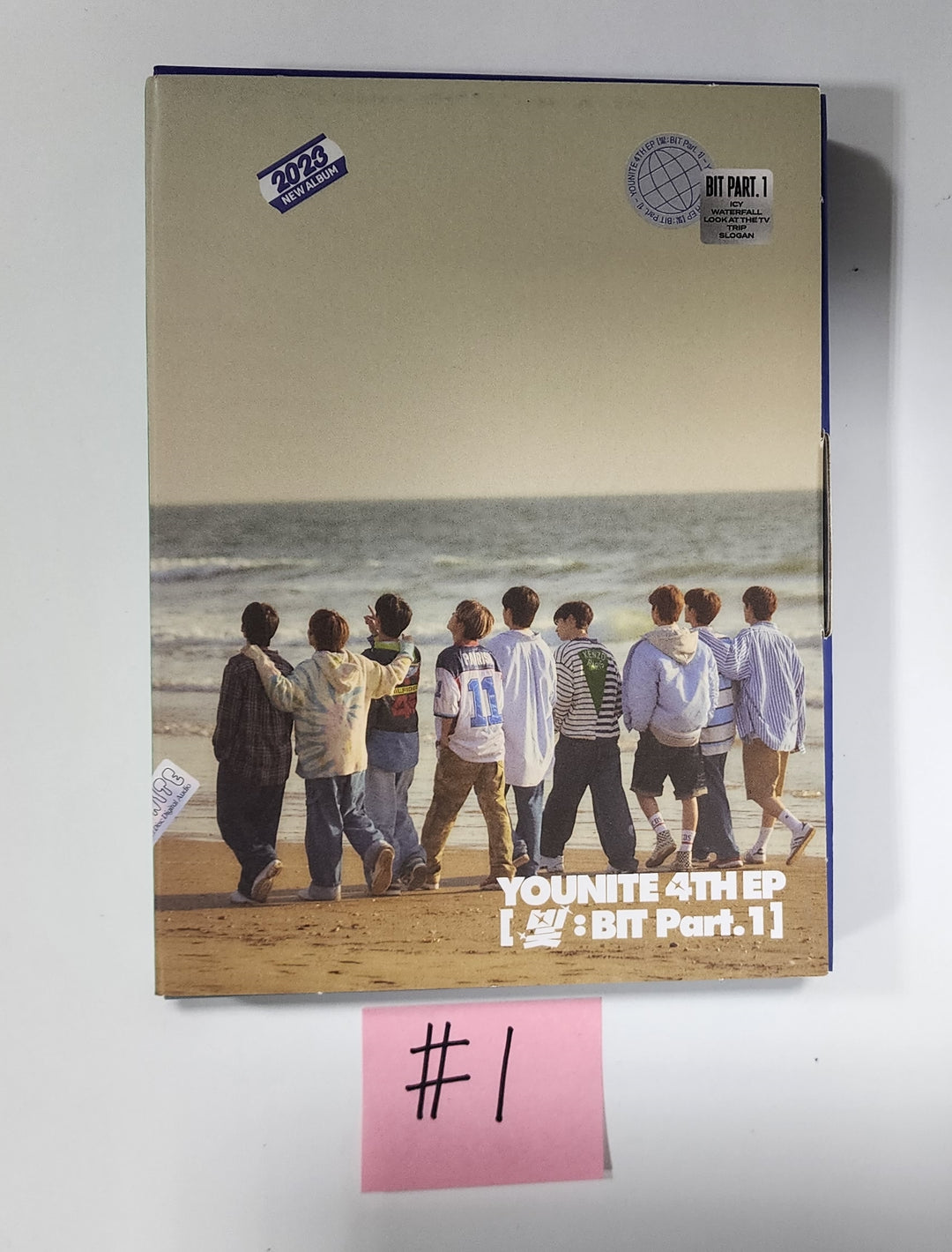 YOUNITE "빛 : BIT Part.1" - Hand Autographed(Signed) Promo Album - HALLYUSUPERSTORE