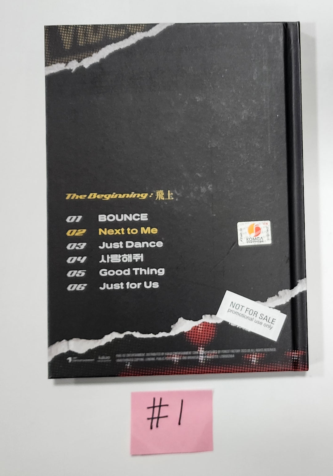 ATBO "The Beginning : 飛上" - Hand Autographed(Signed) Promo Album - HALLYUSUPERSTORE