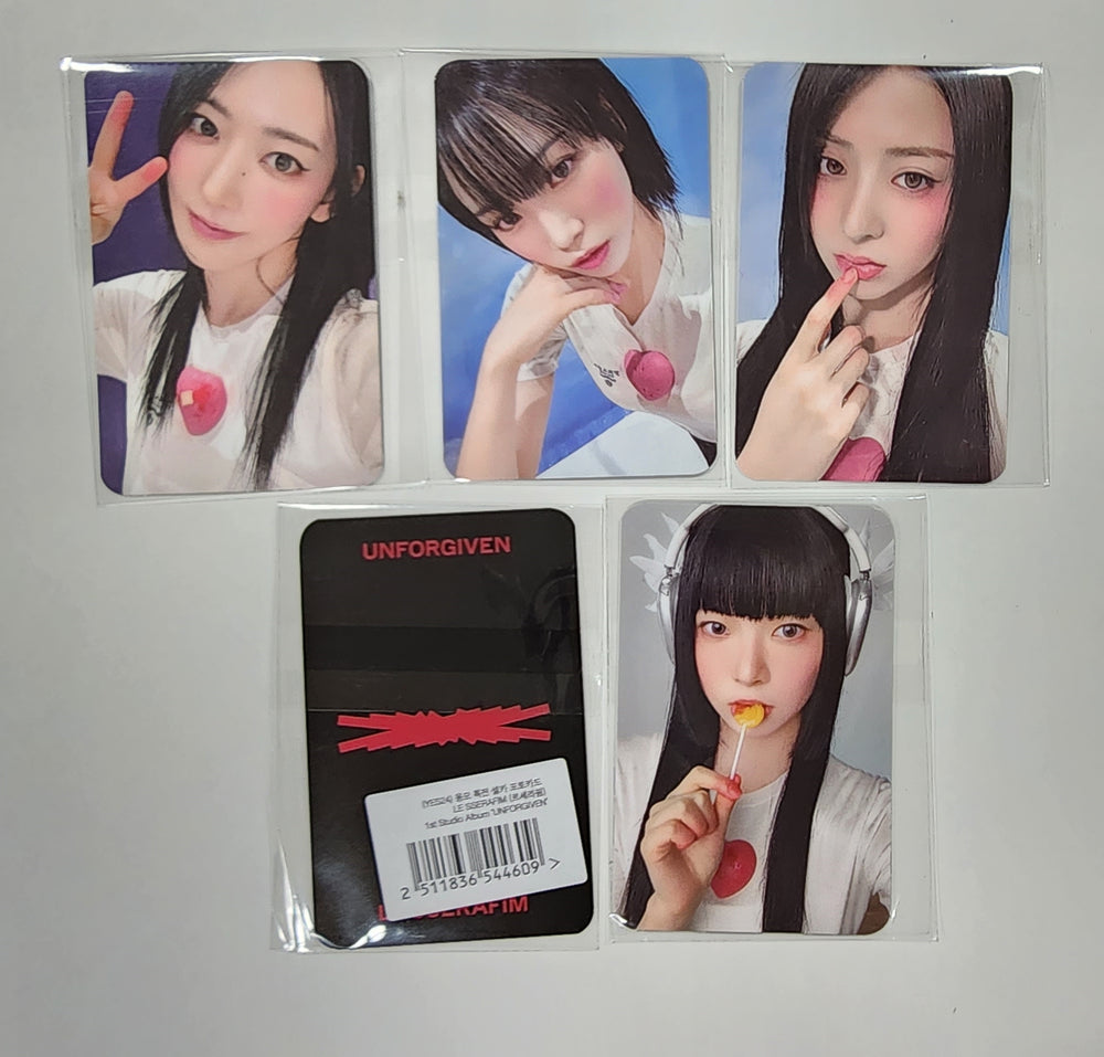 LE SSERAFIM "UNFORGIVEN" - Yes24 Fansign Event Photocard - HALLYUSUPERSTORE