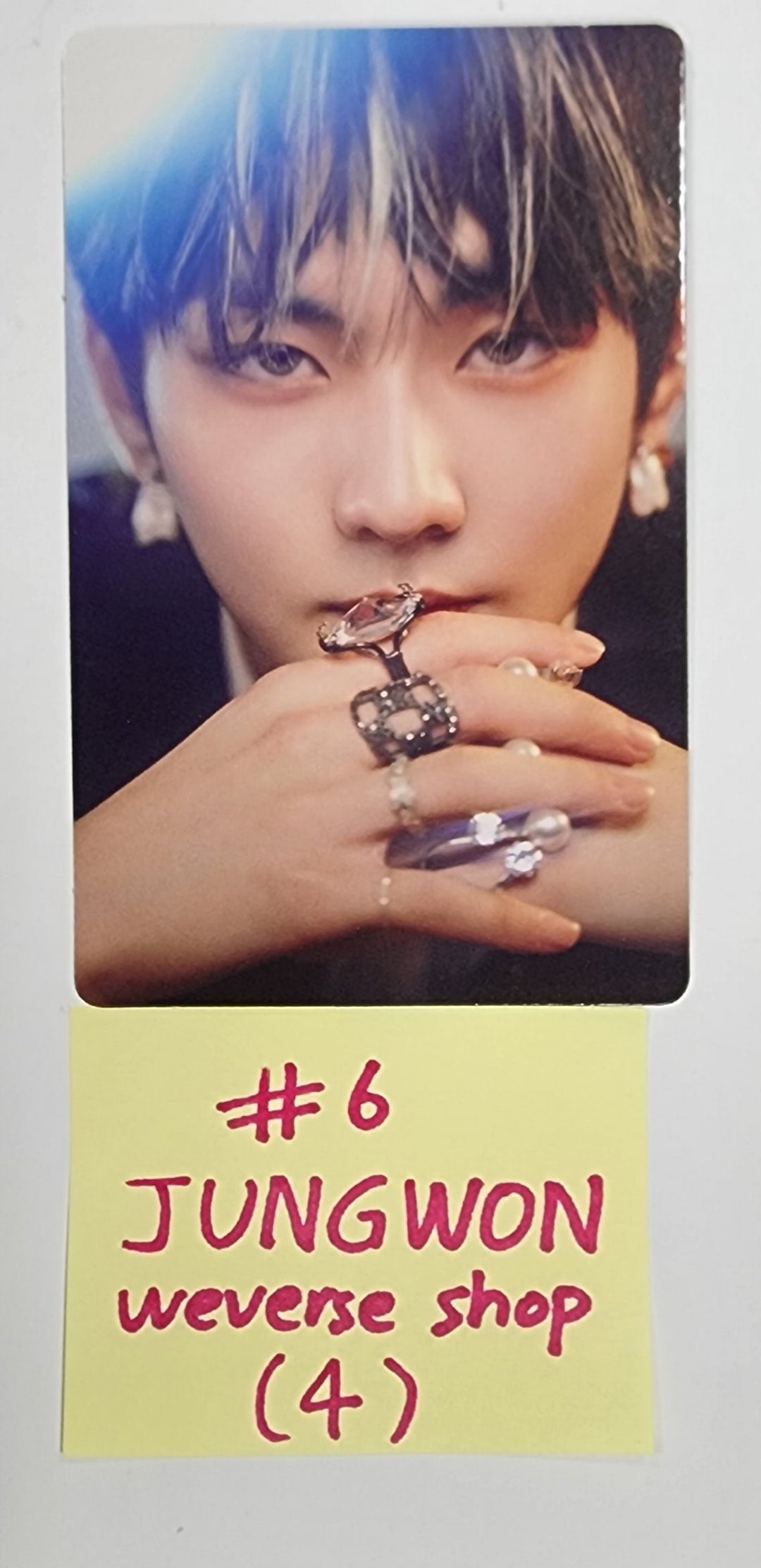 Enhypen "DARK BLOOD" - Weverse Shop Pre-Order Benefit Hologram Photocard, Stand Photo [Restocked 5/26] - HALLYUSUPERSTORE