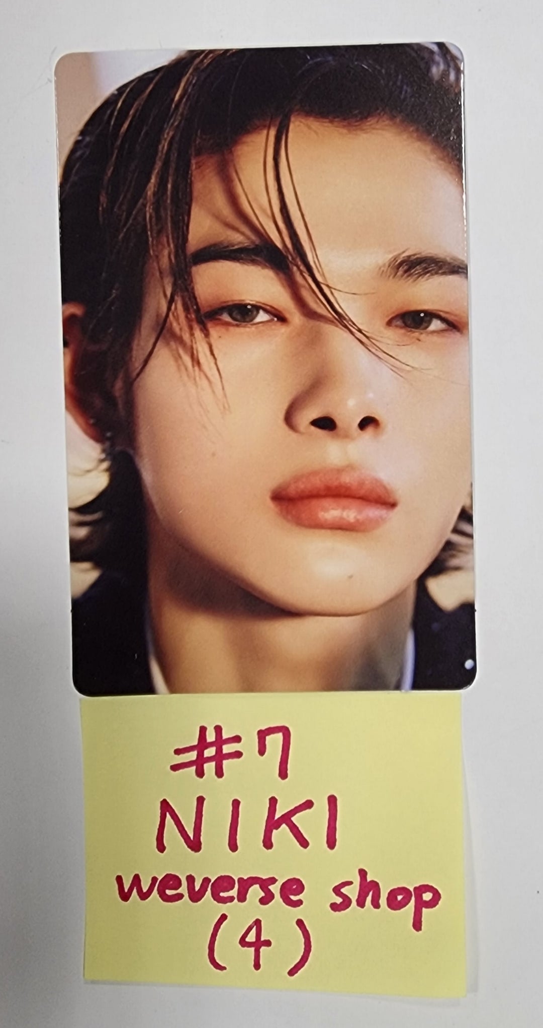Enhypen "DARK BLOOD" - Weverse Shop Pre-Order Benefit Hologram Photocard, Stand Photo [Restocked 5/26] - HALLYUSUPERSTORE