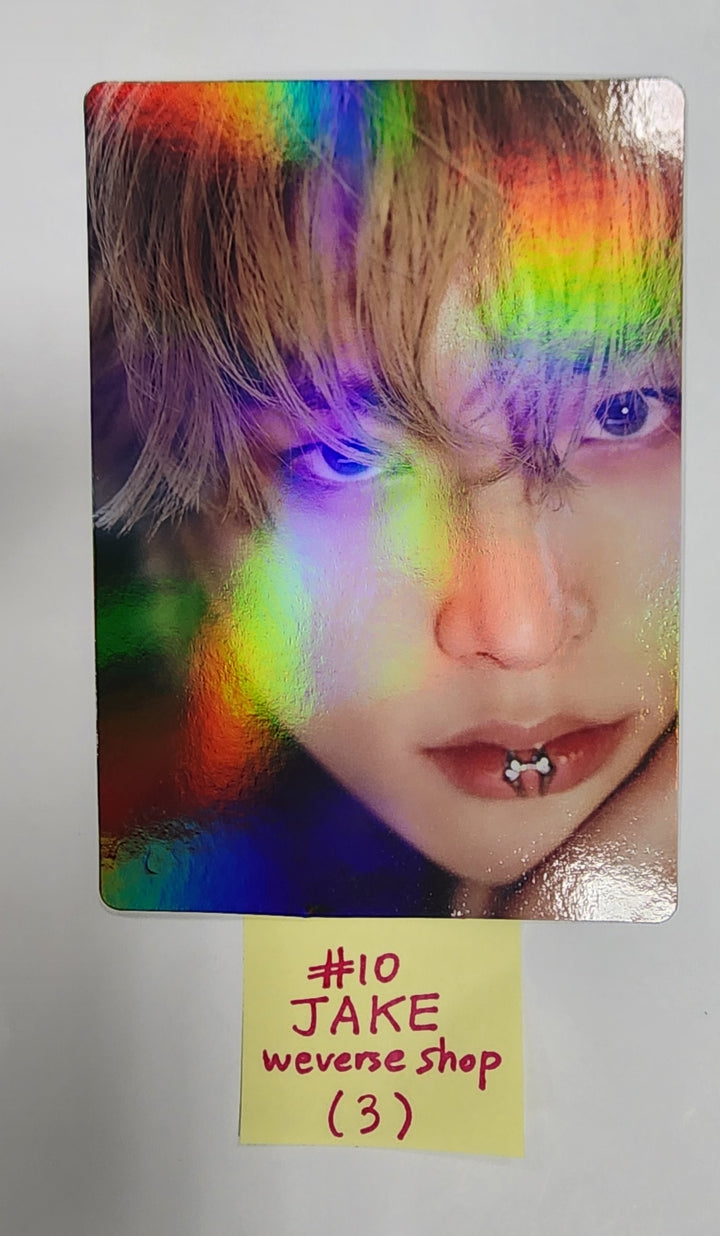 Enhypen "DARK BLOOD" - Weverse Shop Pre-Order Benefit Hologram Photocard, Stand Photo [Restocked 5/26] - HALLYUSUPERSTORE