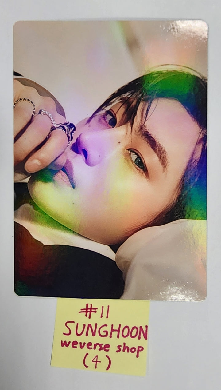 Enhypen "DARK BLOOD" - Weverse Shop Pre-Order Benefit Hologram Photocard, Stand Photo [Restocked 5/26] - HALLYUSUPERSTORE