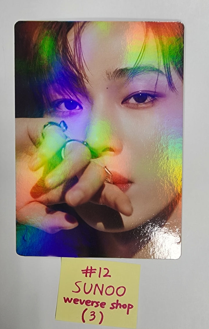 Enhypen "DARK BLOOD" - Weverse Shop Pre-Order Benefit Hologram Photocard, Stand Photo [Restocked 5/26] - HALLYUSUPERSTORE