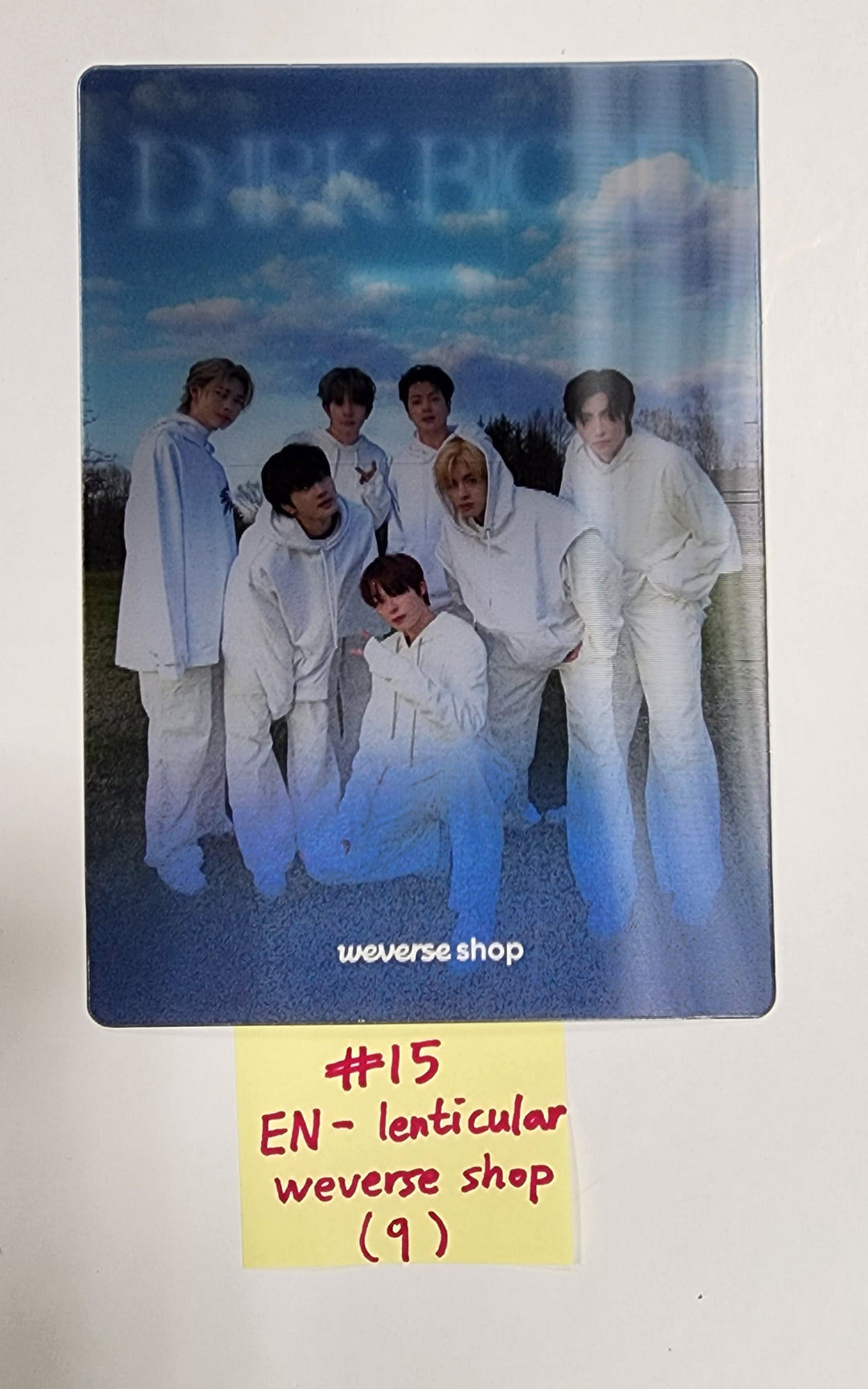 Enhypen "DARK BLOOD" - Weverse Shop Pre-Order Benefit Hologram Photocard, Stand Photo [Restocked 5/26] - HALLYUSUPERSTORE
